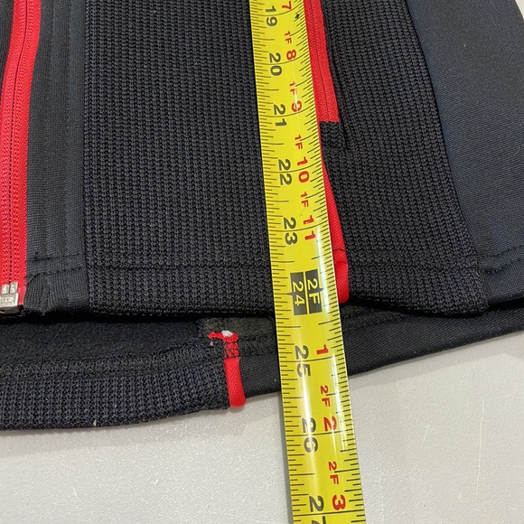 Women’s Spyder Fleece Active full zip jacket black red style 182435 size Medium - Picture 12 of 16